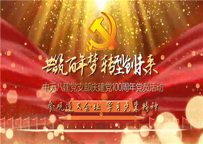 AG尊龙凯时八建党支部庆党建100周年党员活动